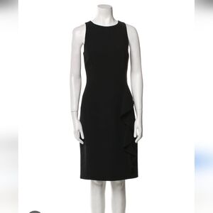 ST. JOHN Womens Black Wool Dress Size 6